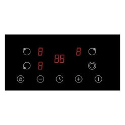 Plaque de cuisson vitrocéramique OCEANIC 3 foyers L56 x P49 cm OCEATV3Z60