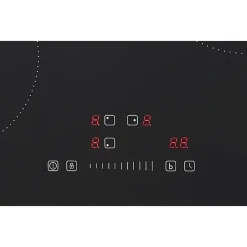 Plaque induction 3 foyers CONTINENTAL EDISON 6200W- 3 timers - 3 boosters - noir