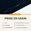 Plaque Induction Encastrable 3 Foyers - Puissance 7200W avec Booster et Commande Slider Intuitive