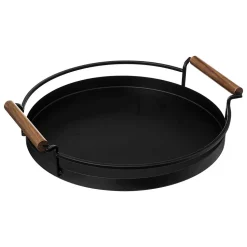 Plateau de Service en Métal "Kord" 36cm Noir