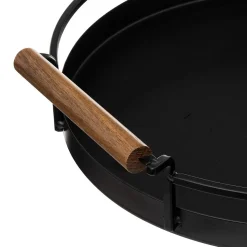 Plateau de Service en Métal "Kord" 36cm Noir