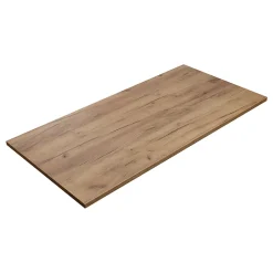 Plateau laminé chêne craft 138 x 68 cm pour bureau, table, table basse