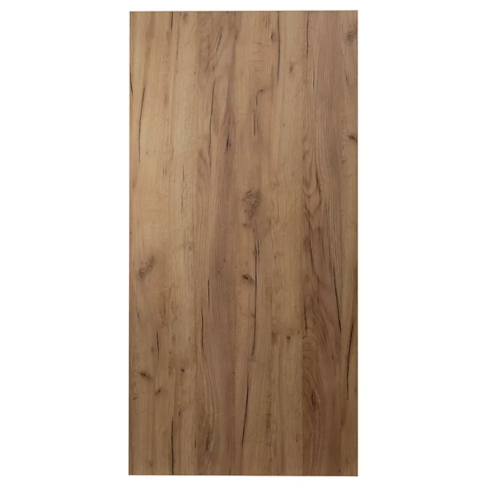 Plateau laminé chêne craft 138 x 68 cm pour bureau, table, table basse