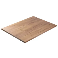 Plateau laminé chêne craft 160 x 80 cm pour bureau, table, table basse