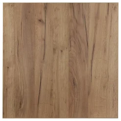 Plateau laminé chêne craft 68 x 68 cm pour bureau, table, table basse