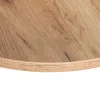 Plateau laminé chêne craft rond, diamètre 50 cm, pour bureau, table, table basse