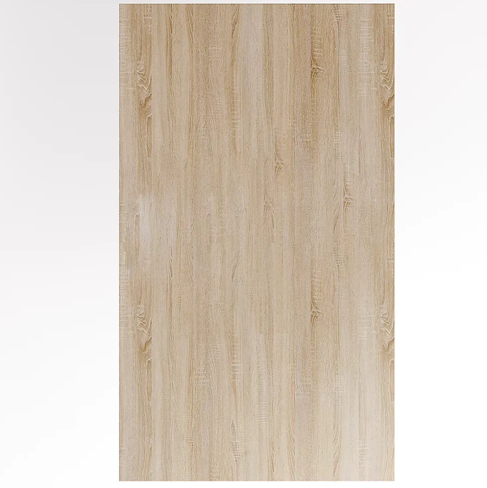 Plateau laminé chêne sonoma 120 x 60 cm pour bureau, table, table basse