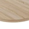 Plateau laminé chêne sonoma rond, diamètre 68 cm, pour bureau, table, table basse