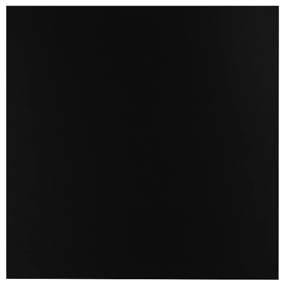 Plateau laminé noir 68 x 68 cm pour bureau, table, table basse