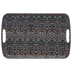 Plateau Misti 45x30cm avec anses - Noir- 5five