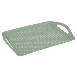 Plateau Poly 45,5x31,5cm vert antidérapant - Vert- 5five