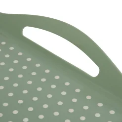 Plateau Poly 45,5x31,5cm vert antidérapant - Vert- 5five