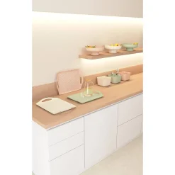 Plateau Poly 45,5x31,5cm vert antidérapant - Vert- 5five