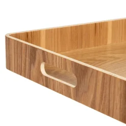 Plateau rectangle 43x33,5cm peuplier - Beige- 5five