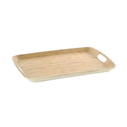 Plateau 38x26cm Effet bambou - 5Five