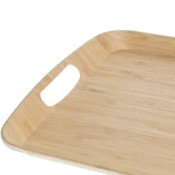 Plateau 38x26cm Effet bambou - 5Five