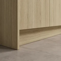 Plinthe de cuisine Elcot effet chêne H.15 x l.240 x ép.1,6 cm GoodHome