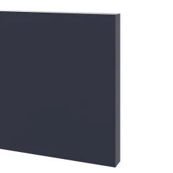 Plinthe de cuisine Goodhome Garcinia et Stevia bleu mat H. 15 cm x l. 2.4 m x Ep. 16 mm