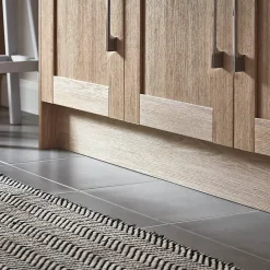 Plinthe de cuisine Goodhome Alpinia chêne H. 15 cm x l. 2.4 m x Ep. 16 mm