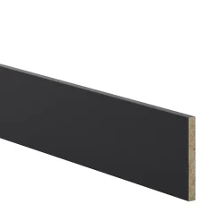 Plinthe de cuisine Goodhome Pasilla Noir H. 15 cm x l. 2.4 m x Ep. 16 mm