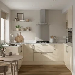 Plinthe de cuisine Goodhome Stevia et Garcinia Crème H. 15 cm x l. 2.4 m x Ep. 16 mm