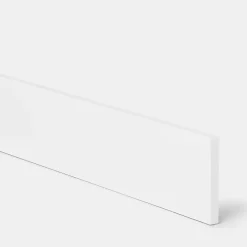 Plinthe de cuisine Goodhome Artemisia blanc H. 15 cm x l. 2.4 m x Ep. 16 mm