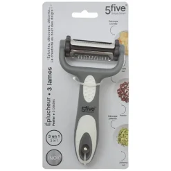 Éplucheur rasoir 3 lames en acier inoxidable - 5Five