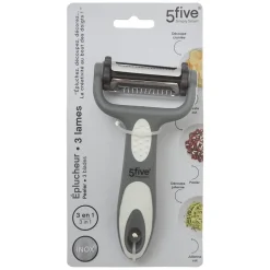 Éplucheur rasoir 3 lames en acier inoxidable - 5Five