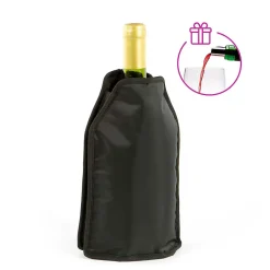 Pochette réfrigérante vin et champagne High Tech Noir - Fresh par Koala