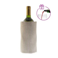 Pochette régrigérante avec feuilles anti-goutte Beige - Fresh Coton Beige par Koala