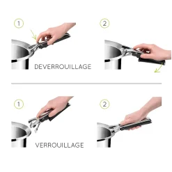 Poignée amovible Inox - Ycône par Cuisinox