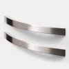 Poignée de meuble de cuisine GoodHome Sabaku Argent L. 26 cm, 2 pièces