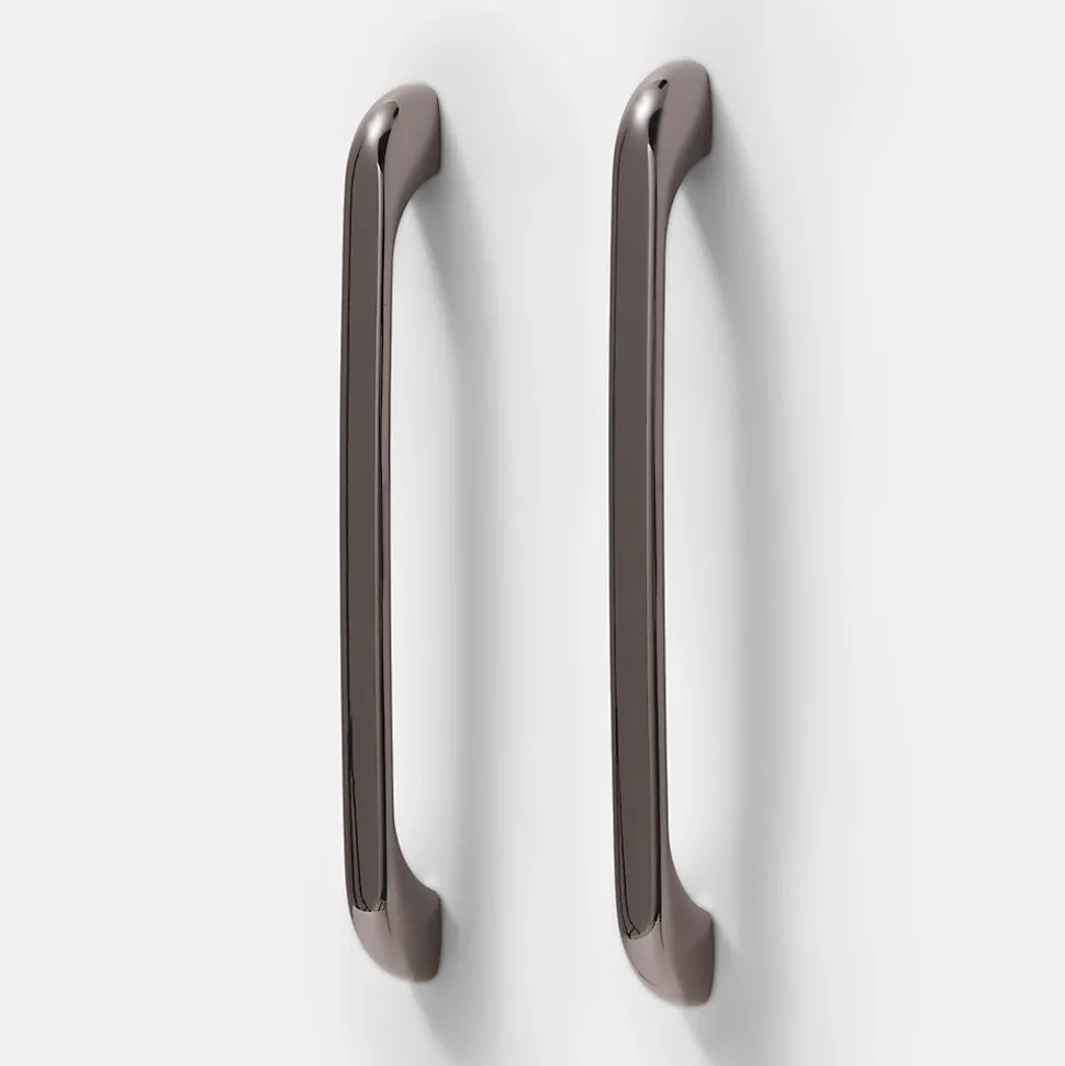 Poignée de meuble de cuisine GoodHome Condio Argent L. 22.5 cm, 2 pièces