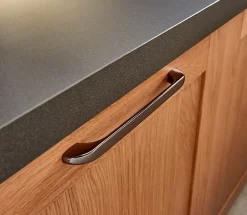 Poignée de meuble de cuisine GoodHome Condio Argent L. 22.5 cm, 2 pièces