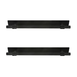 Poignée de meuble de cuisine GoodHome Dukkah noir L. 25,7 cm, 2 pièces