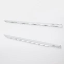 Poignée de meuble de cuisine GoodHome Andali Argent 49.7, 2 pièces