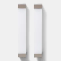 Poignée de meuble de cuisine GoodHome Mulco Blanc L. 20.7 cm, 2 pièces