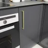 Poignée de meuble de cuisine GoodHome Golpar effet laiton L. 23,3 cm, 2 pièces