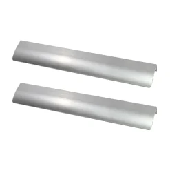 Poignée de meuble de cuisine GoodHome Pequin effet inox L. 25 cm, 2 pièces