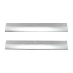 Poignée de meuble de cuisine GoodHome Pequin effet inox L. 25 cm, 2 pièces