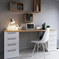 Poignée de meuble de cuisine GoodHome Annatto Argent L. 22 cm, 2 pièces