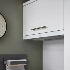 Poignée de meuble de cuisine GoodHome Annatto Argent L. 22 cm, 2 pièces