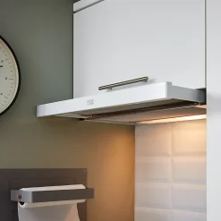 Poignée de meuble de cuisine GoodHome Annatto Argent L. 22 cm, 2 pièces