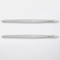 Poignée de meuble de cuisine GoodHome Cilantro Argent L. 21.8 cm, 2 pièces