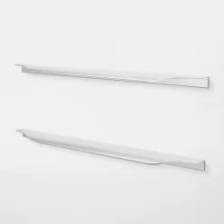 Poignée de meuble de cuisine GoodHome Andali Argent 39.7, 2 pièces