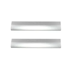 Poignée de meuble de cuisine GoodHome Pequin effet inox L. 15 cm, 2 pièces