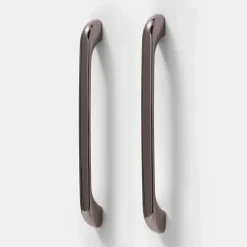 Poignée de meuble de cuisine GoodHome Condio chromé L. 22,5 cm, 2 pièces