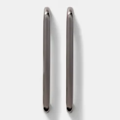 Poignée de meuble de cuisine GoodHome Condio chromé L. 22,5 cm, 2 pièces