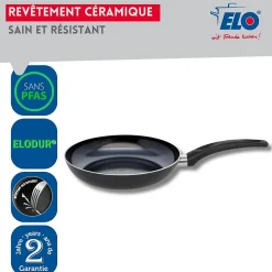 Poêle 28 cm céramique sans PFAS Prima Cucina Elo