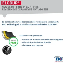 Poêle 28 cm céramique sans PFAS Prima Cucina Elo